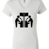 Women's Short Sleeve V-Neck T-Shirt Thumbnail