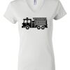 Women's Short Sleeve V-Neck T-Shirt Thumbnail