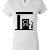 Women's Short Sleeve V-Neck T-Shirt Thumbnail