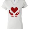 Women's Short Sleeve V-Neck T-Shirt Thumbnail