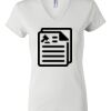 Women's Short Sleeve V-Neck T-Shirt Thumbnail