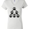 Women's Short Sleeve V-Neck T-Shirt Thumbnail