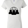 Women's Short Sleeve V-Neck T-Shirt Thumbnail