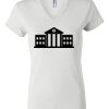 Women's Short Sleeve V-Neck T-Shirt Thumbnail