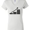 Women's Short Sleeve V-Neck T-Shirt Thumbnail