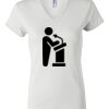 Women's Short Sleeve V-Neck T-Shirt Thumbnail