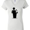 Women's Short Sleeve V-Neck T-Shirt Thumbnail