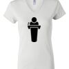 Women's Short Sleeve V-Neck T-Shirt Thumbnail
