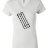 Women's Short Sleeve V-Neck T-Shirt Thumbnail