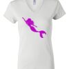 Women's Short Sleeve V-Neck T-Shirt Thumbnail