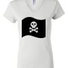 Women's Short Sleeve V-Neck T-Shirt Thumbnail