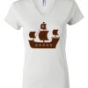 Women's Short Sleeve V-Neck T-Shirt Thumbnail