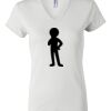 Women's Short Sleeve V-Neck T-Shirt Thumbnail