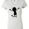 Women's Short Sleeve V-Neck T-Shirt Thumbnail