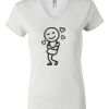 Women's Short Sleeve V-Neck T-Shirt Thumbnail