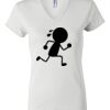 Women's Short Sleeve V-Neck T-Shirt Thumbnail