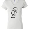 Women's Short Sleeve V-Neck T-Shirt Thumbnail
