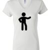 Women's Short Sleeve V-Neck T-Shirt Thumbnail