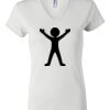 Women's Short Sleeve V-Neck T-Shirt Thumbnail