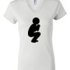 Women's Short Sleeve V-Neck T-Shirt Thumbnail