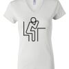 Women's Short Sleeve V-Neck T-Shirt Thumbnail