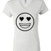 Women's Short Sleeve V-Neck T-Shirt Thumbnail