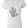 Women's Short Sleeve V-Neck T-Shirt Thumbnail
