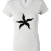 Women's Short Sleeve V-Neck T-Shirt Thumbnail