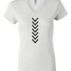 Women's Short Sleeve V-Neck T-Shirt Thumbnail