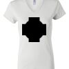 Women's Short Sleeve V-Neck T-Shirt Thumbnail