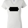 Women's Short Sleeve V-Neck T-Shirt Thumbnail