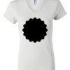Women's Short Sleeve V-Neck T-Shirt Thumbnail