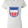 Women's Short Sleeve V-Neck T-Shirt Thumbnail
