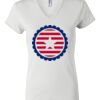 Women's Short Sleeve V-Neck T-Shirt Thumbnail