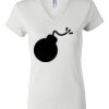 Women's Short Sleeve V-Neck T-Shirt Thumbnail