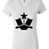 Women's Short Sleeve V-Neck T-Shirt Thumbnail