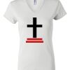 Women's Short Sleeve V-Neck T-Shirt Thumbnail