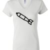 Women's Short Sleeve V-Neck T-Shirt Thumbnail
