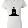 Women's Short Sleeve V-Neck T-Shirt Thumbnail
