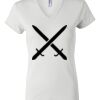 Women's Short Sleeve V-Neck T-Shirt Thumbnail