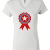 Women's Short Sleeve V-Neck T-Shirt Thumbnail