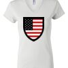 Women's Short Sleeve V-Neck T-Shirt Thumbnail