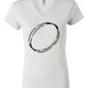 Women's Short Sleeve V-Neck T-Shirt Thumbnail