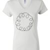 Women's Short Sleeve V-Neck T-Shirt Thumbnail