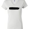 Women's Short Sleeve V-Neck T-Shirt Thumbnail