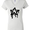 Women's Short Sleeve V-Neck T-Shirt Thumbnail
