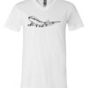 Men's Short Sleeve V-Neck T-Shirt Thumbnail