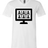 Men's Short Sleeve V-Neck T-Shirt Thumbnail
